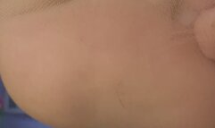 Under desk POV - worship my sweaty after work toes