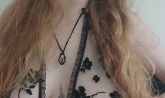 Curvy Blonde JOI Natural Big Boobs Teasing You Slowly