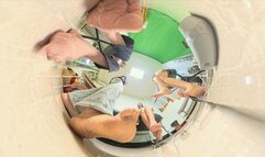 4KANNA YIDE LELE MARTINA stinky feet POV mocking and insulting dwarfs