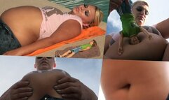 Tiny Poolside Belly Slave