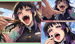 Japanese Giantess Samurai Devours Tiny Demons Anime Giantess Vore POV