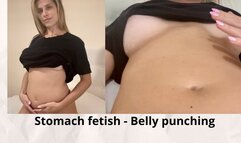 Stomach fetish - Belly punching - Stomach growling