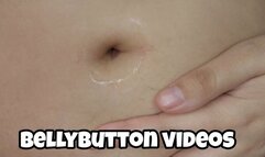 Deep Navel Fingering Compilation: Chubby Girl Plays with Her Belly Button POV