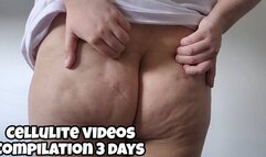 Cellulite Ass Fetish Compilation: Chubby Girl Shows & Plays with Her Big Jiggly Cellulite Ass POV