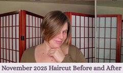 November 2025 Haircut Before and After