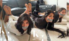 Simona, Mara & Luana in Pantyhose Hogtape