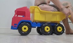 Riding a Dump Truck and FARTING – Playful Fart Ride