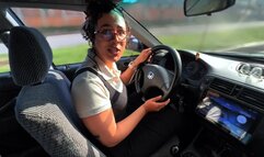 Stepdaughter Teases Me With Car Shifter While Driving Me Home – Makes Me Hard & Cums Hands-Free