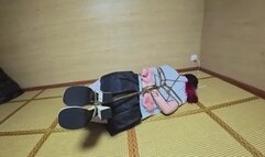 lz9-hogtied bondage and struggling