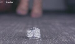 PUNY Space travelers land on GIANT PLANET! Latina MILF wipes out their fleet under her cork heels! GIANTESS CRUSH!