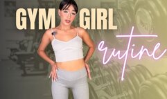 gym girl rutine