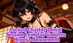 Locked Chastity Denial Session – Leak For Goddess Hiyori's Amusement