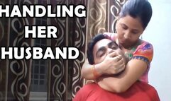 Handling Her Husband With Handgag! (4K Ultra HD)