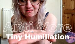 Anti Vore - Tiny Humiliation