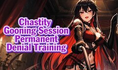 Chastity Gooning Session – Permanent Denial Training | Goddess Hiyori