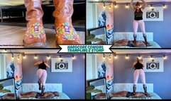 Trampling & Stomping In Her Cowboy Boots - Goddess Rapture Gives Her Slave a Hardcore Trampling & Stomping Session In Her Cowboy Boots - The Crush Level Is Extreme As She Breaks Him with Her Boots - UltraHD (MP4)