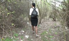 leave one shoe in the forest