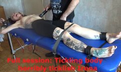 Full session Tickling horribly ticklish Irena