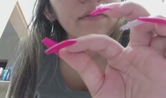 Lola and her green snot