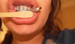 Giantess Mouth Close Up Tiny Husband Faces His Biggest Fear