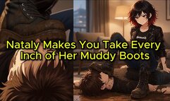 Boot Face Crush - Nataly Makes You Take Every Inch of Her Muddy Soles