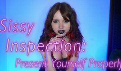 Sissy Inspection: Present Yourself Properly - Sissy Training, Feminization, Femdom 720p wmv