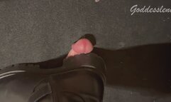 Goddesslena: CBT mit Glas Platte Stiefel & Highheels