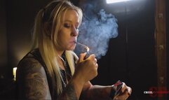 Solitary smoking 4K MP4