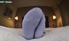 Hunny's worn dirty socks fresh out of her boots - MP4