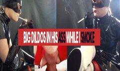 Supervized anal dildo play while chain smoking - Full Movie