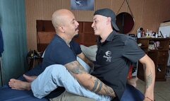 Mature Jamal kissing the handsome 18-year-old boy - by Jamal Sangent and Gabriel Leon - Full Clip