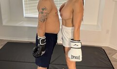Jazmine Cruz vs Paulie Short In A Topless Boxing Match