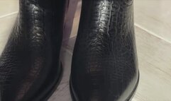 You are my leather boot slave.