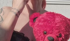 Disgusting Plushie Humiliation – Nose Picking, Table Wipe & Leather Boot Crush