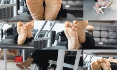 ERER sexy high heels and wrinkled feet