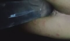 Close-up POV Part 2 - Translucent Dildo Play - Muscle Guy Solo