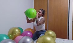 Jumping on my balloon