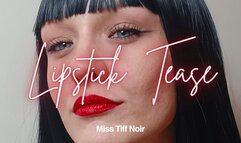 Lipstick fetish - Ignoring you as i apply my red lipstick