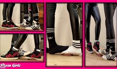 Adidas Extaball and Tennis Socks Cock Crush I Lady Thaya x Miss Katherine