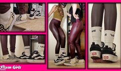 Vans Platform Cock Crush and Shoejob with cum I Lady Thaya x Miss Katherine