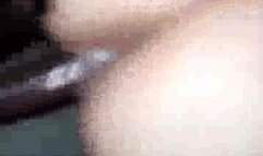 Pia Sofie's first black cock while her cuckold must watching