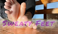masturbation feet sweaty