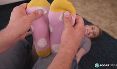 Tight Blonde Ali Novak Goes from Foot-Play to Fucking