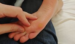 Feet Fetish Play Contest Guy Massages Cream Footjob Jerk Off