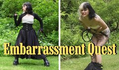 Embarrassment Quest 4k version - Warrior Skunk gets stripped and wedgied with magic!