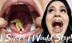 I Swore I Would Stop: POV & 3rd Person Giantess Vore, Burping, Mouth Play, Belly Play, Digestion Noises - Ft Raquel Roper - 4K
