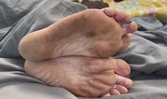 Step Mom Gets Woken Up to Step Son Smelling her Dirty, Smelly Soles JOI