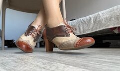 Sweaty pantyhose feet!