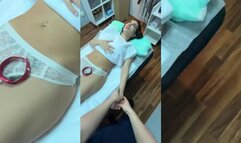 Black transparent panties Relaxing massage full video 41