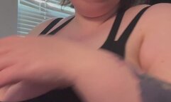 BBW Teases with Tits and Smoke